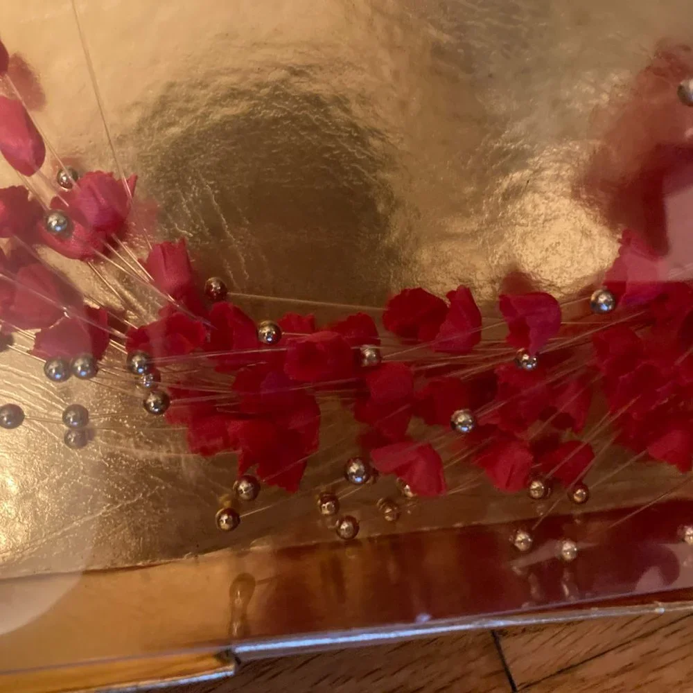 All Silk Red Floral Arrangement